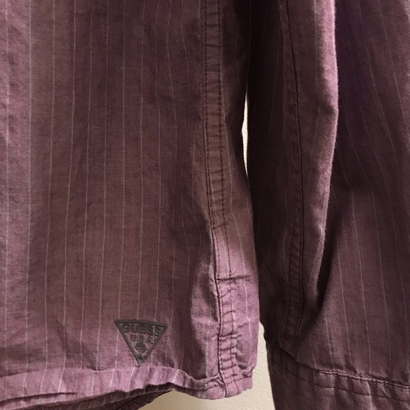 Men’s Guess Long Sleeve Button-Up - Picture 4 of 7